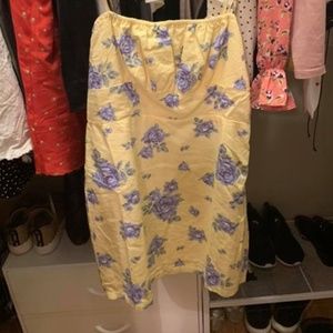 yellow and purple dress